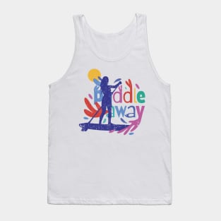 Girl Who Loves Paddle Away Tank Top